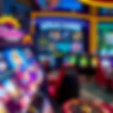 A vibrant casino interface showcasing various online games