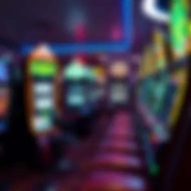 Online gaming interface showcasing various slot machines