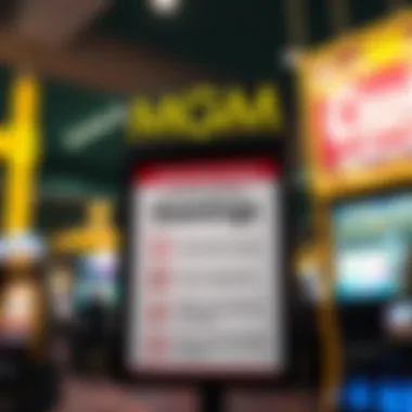 Understanding Responsible Gaming at MGM Casino Responsible gaming guidelines and tips display