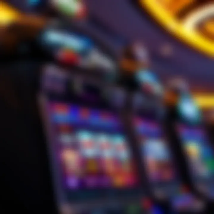 High-tech slot machine featuring advanced technology