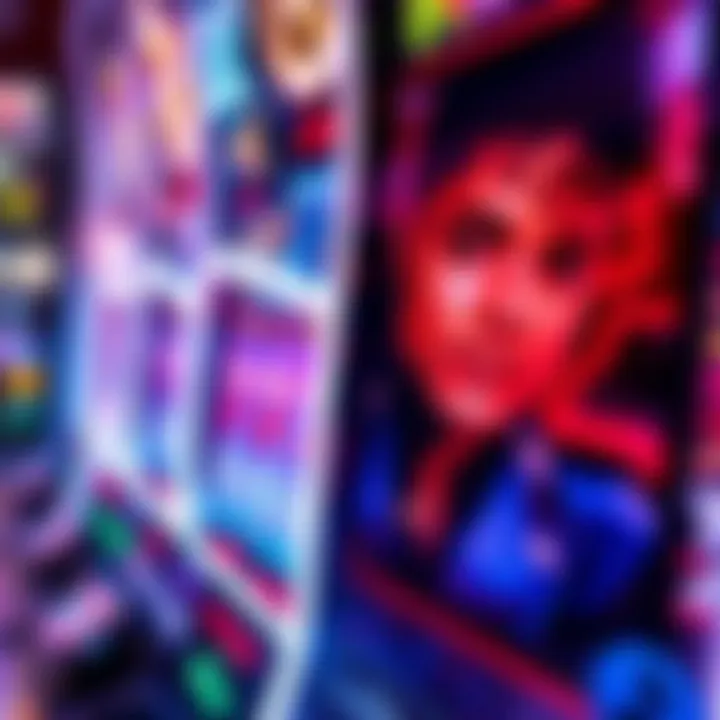 Technological Features of the Michael Jackson Slot Machine Close-up view of the technology used in the Michael Jackson slot machine.