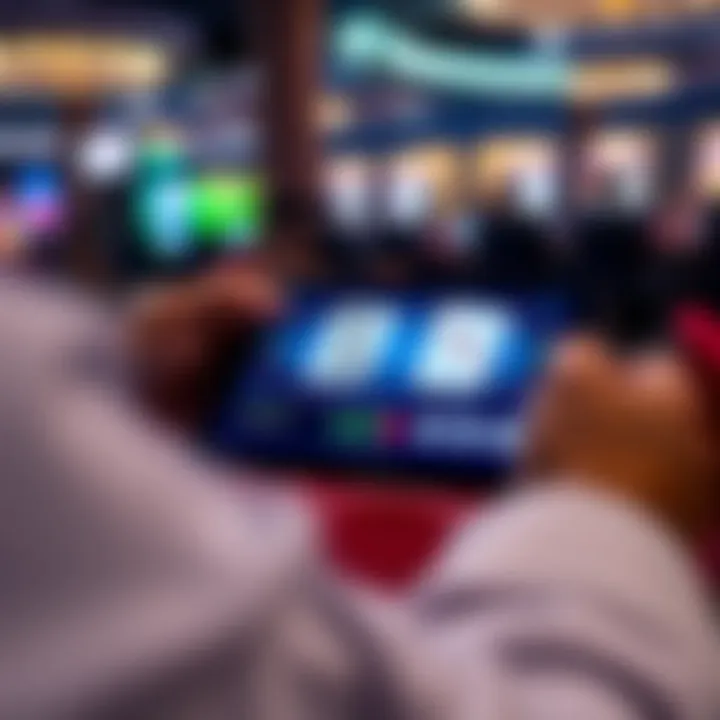 An engaging game of MobilityWare Blackjack on a digital device displaying cards