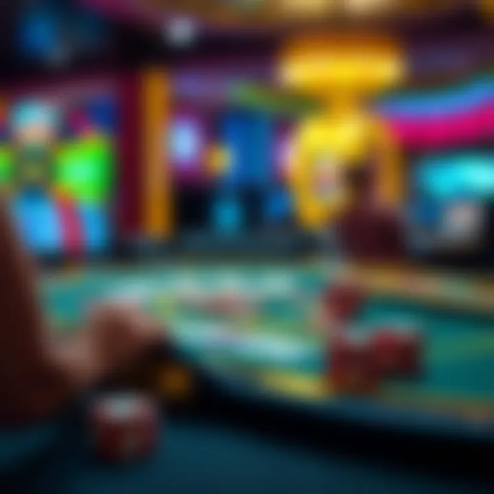 Responsible gaming practices illustrated through engaging graphics