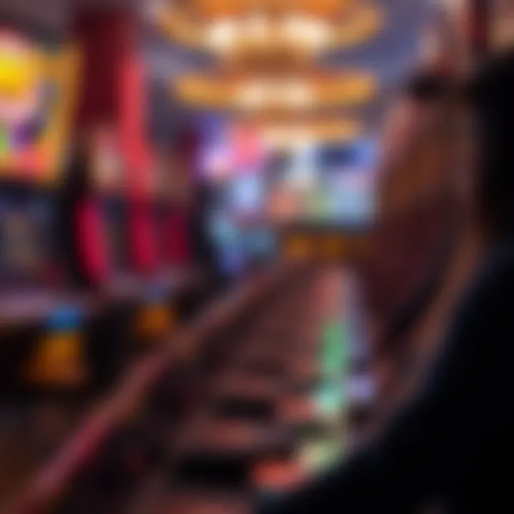 Graph illustrating player psychology and engagement in gambling contexts