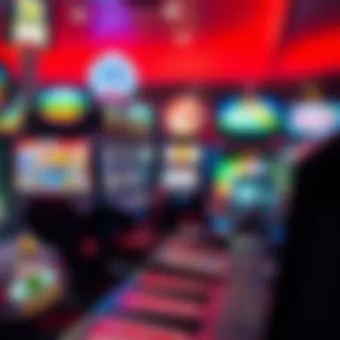 Visual representation of responsible gaming practices in a slot machine setting