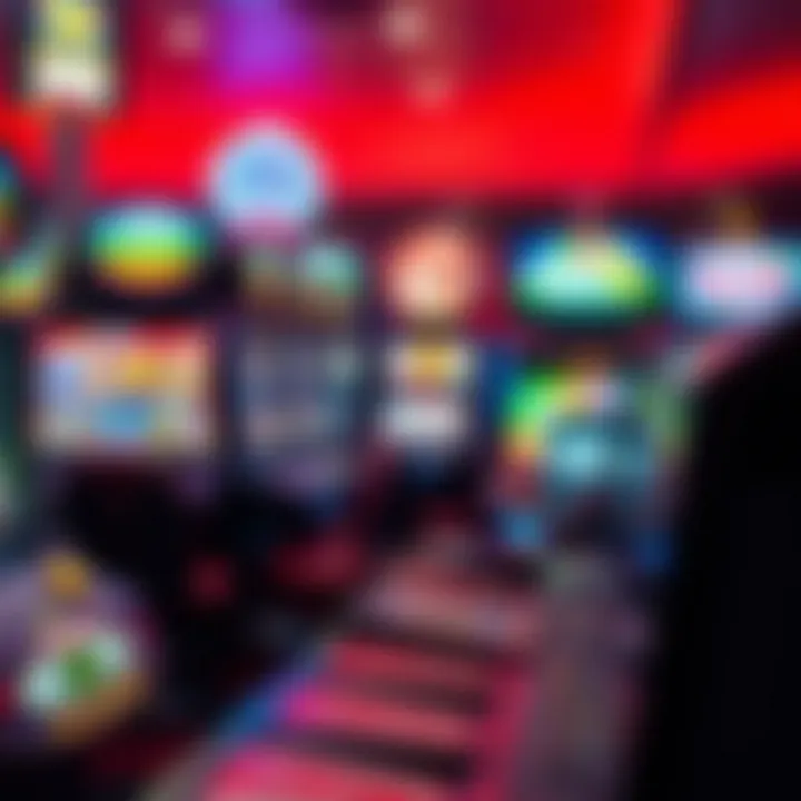 Visual representation of responsible gaming practices in a slot machine setting