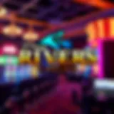 Rivers Casino Branding Rivers Casino logo featuring vibrant colors