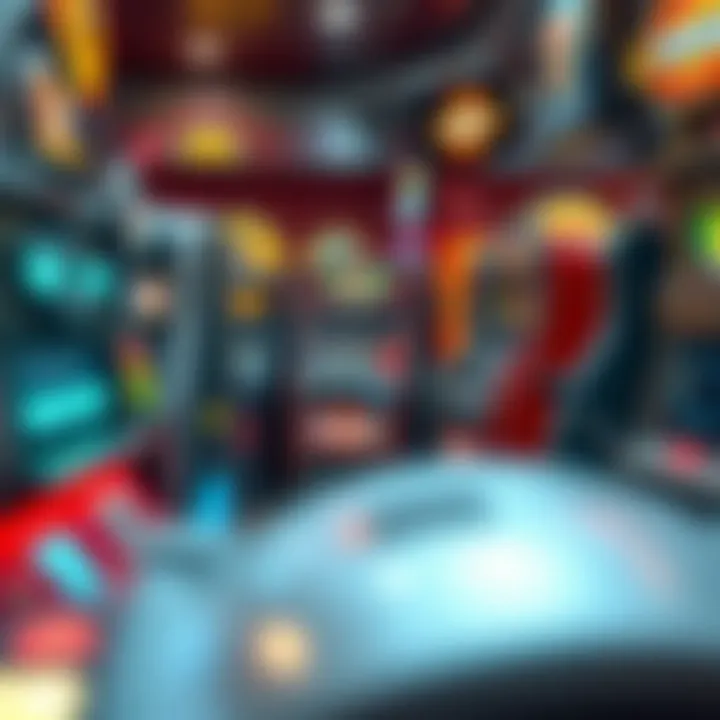 A collection of various nickel slot machines available for sale in a gaming store