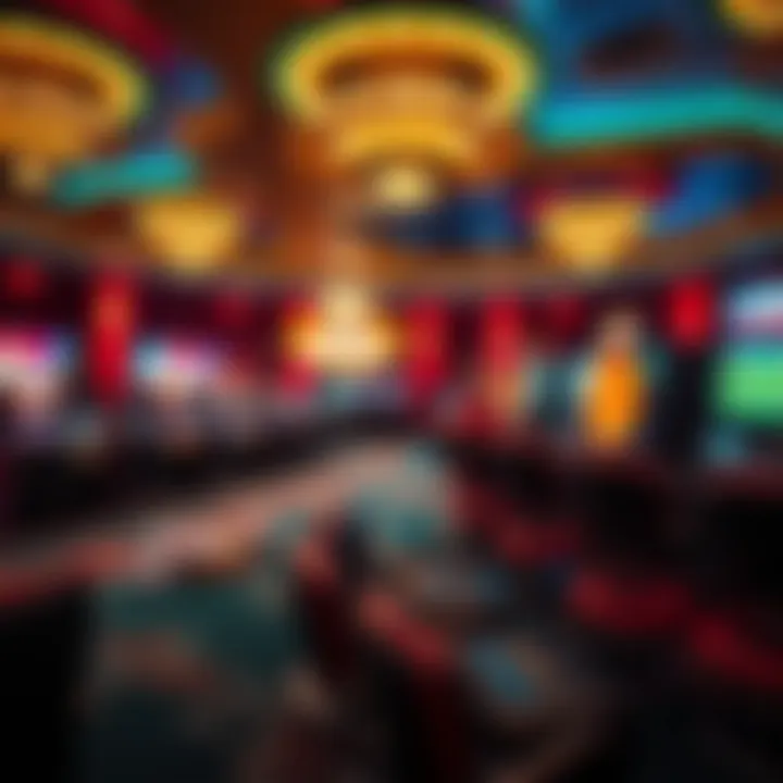 An engaging visual representation of online casino gaming dynamics.