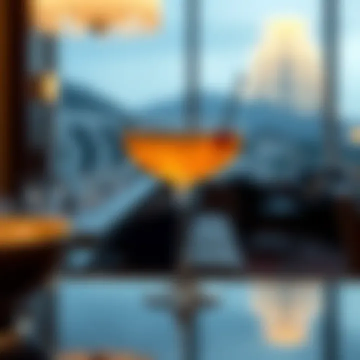 Signature cocktail reflecting Nobu's unique style