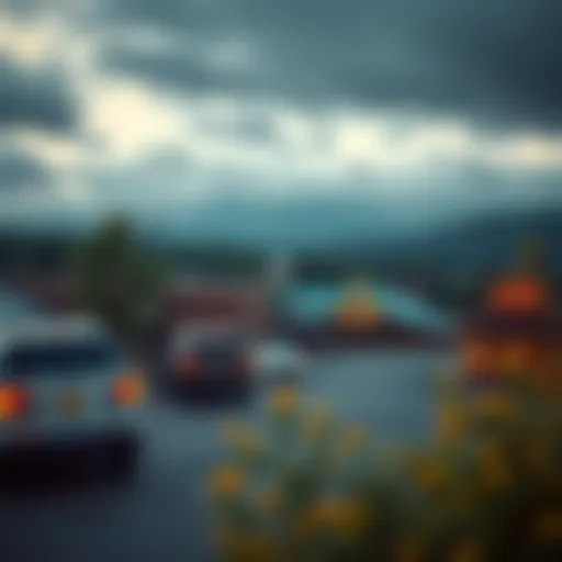 Historical view of Northfield Casino landscape showcasing its development