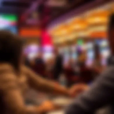 Community event promoting responsible gambling practices