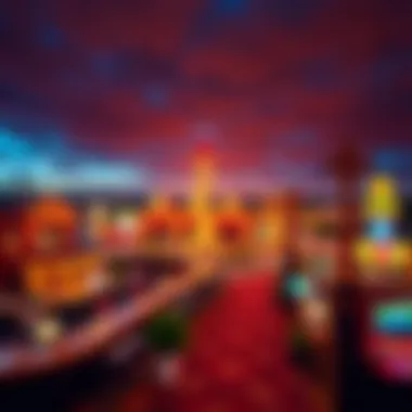 Panoramic view of Northfield showcasing its entertainment offerings