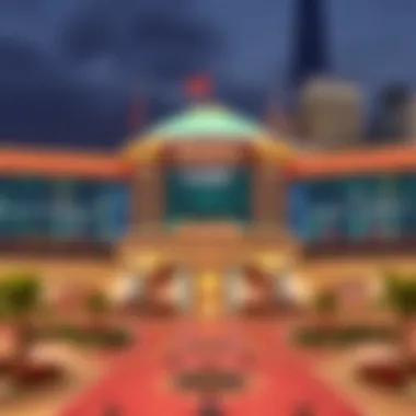 Panoramic view of Parx Casino showcasing its architectural elegance