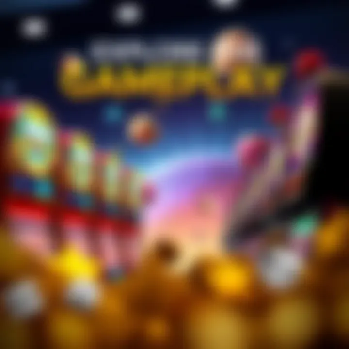 Visual representation of Planet Moolah slot machine gameplay