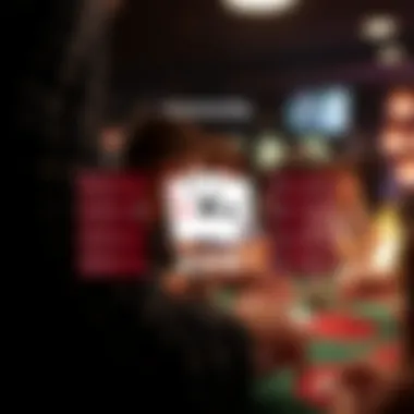 A diagram illustrating community interaction within poker applications.