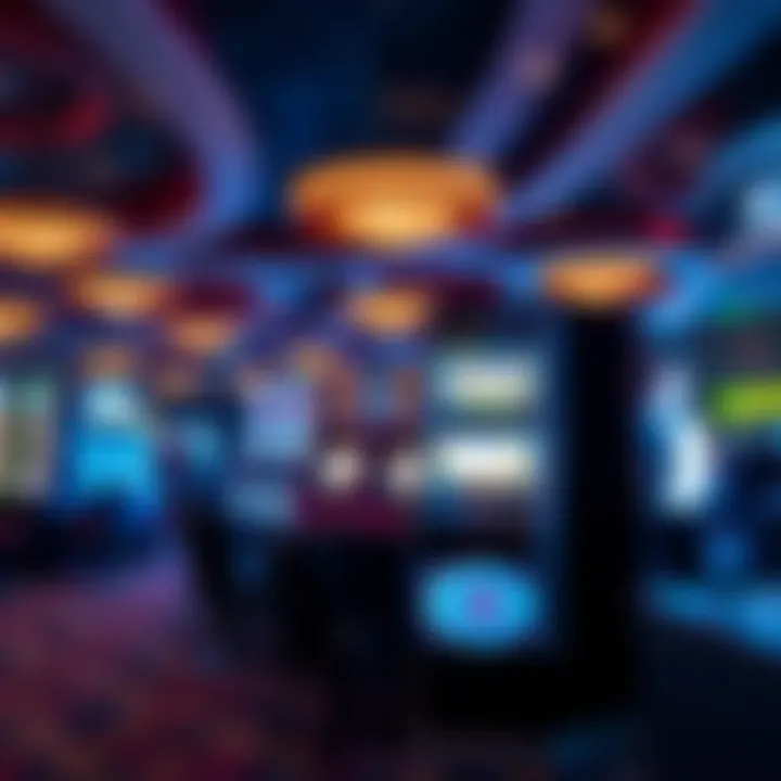 A serene setting illustrating responsible gaming practices in a casino