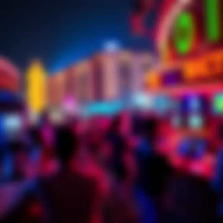 Vibrant nightlife scene at Rio Casino Resort