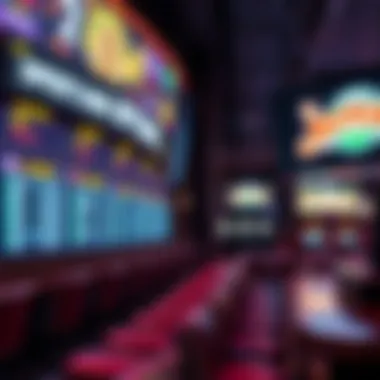 Graphic representation of betting options available