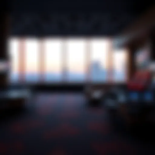 A panoramic view of Rivers Casino Sportsbook