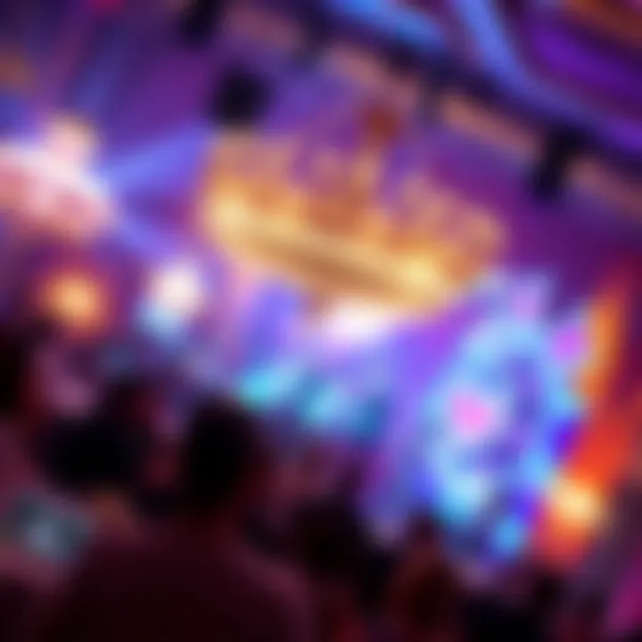 Dazzling Entertainment at Sapphire Entertainment performance at Sapphire with dazzling lights