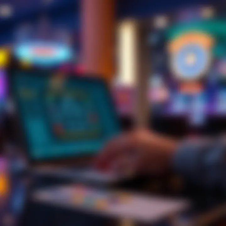 A secure online transaction symbolizing safe purchases of lottery tickets