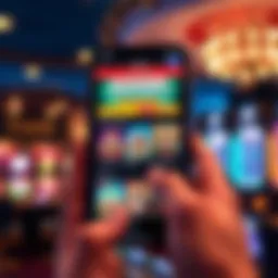 User interface of the Spokane Tribe Casino app showcasing game selections