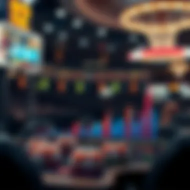 Graph showing trends in basketball betting