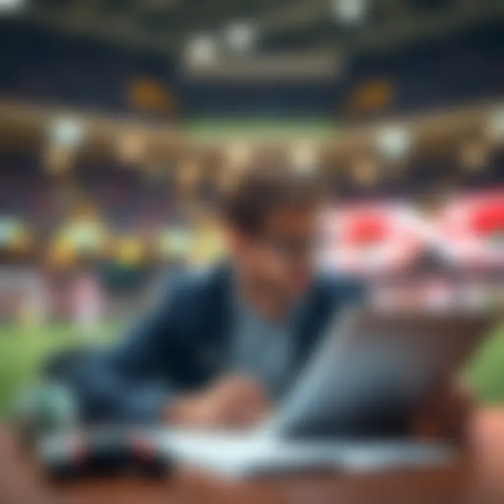 A strategic planner analyzing a World Cup game.