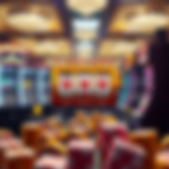 A detailed infographic illustrating the strategic features and mechanics of Caesars Slots.