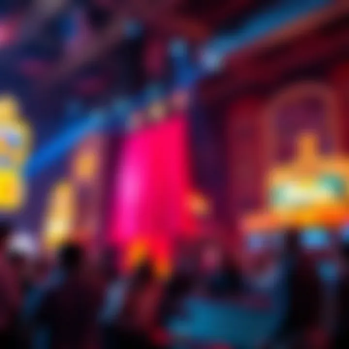 A vibrant entertainment show showcasing talented performers