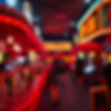 An artistic representation of the cultural significance of strip clubs