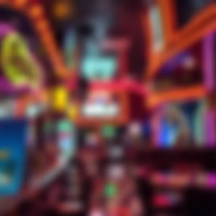 A glimpse into the interior of a popular strip club in the city