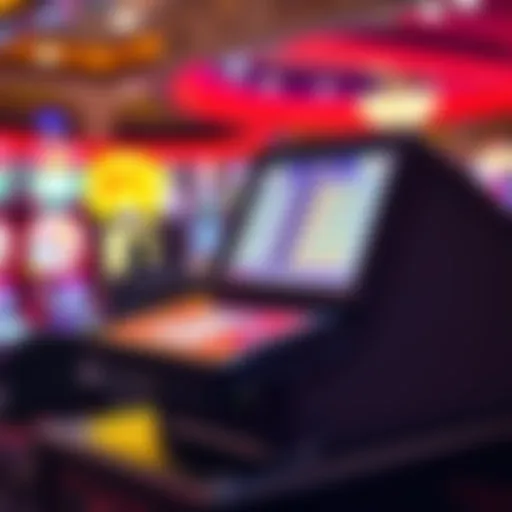 Texas Lottery scratch-off scanner in use