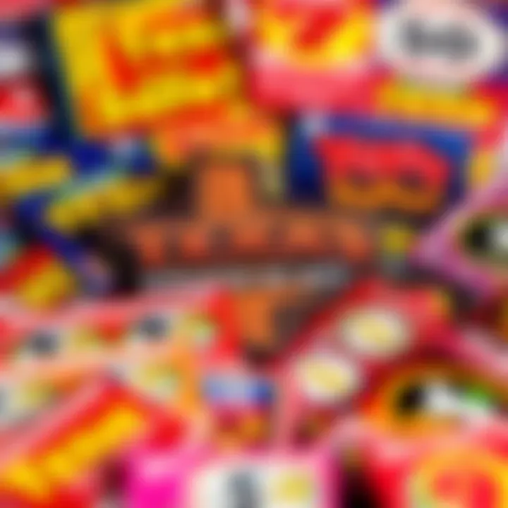 A vibrant collage of various Texas scratch-off tickets showcasing their colorful designs