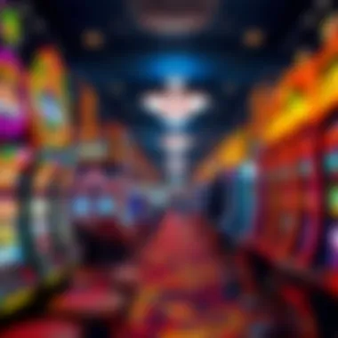 A bustling casino floor showcasing diverse gaming options