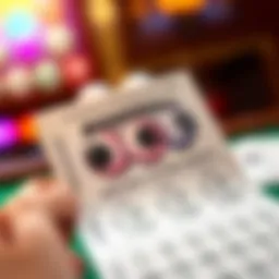 Illustration of Powerball ticket featuring Kentucky Lottery branding