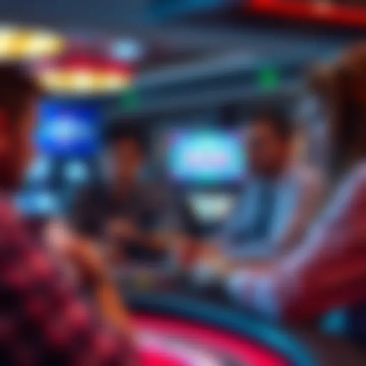 A group of individuals engaged in a responsible gambling discussion