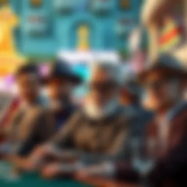 An artistic representation of iconic figures who influenced Tropicana's legacy