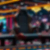 Ergonomic poker dealer chair showcasing advanced design