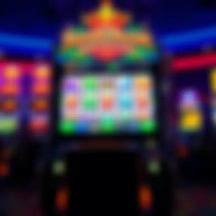 Thunder Dragon slot machine display showcasing vibrant graphics