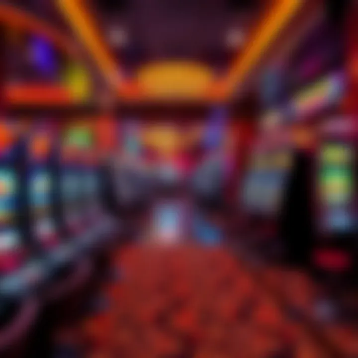 Interior gaming floor filled with slot machines and gaming tables