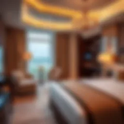 Elegant hotel room showcasing luxury accommodations