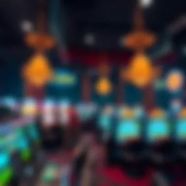 Illustration showcasing secure online gaming environment