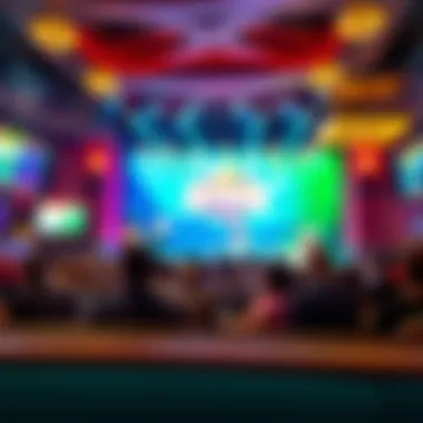 The vibrant atmosphere of Turning Stone Casino during the concert