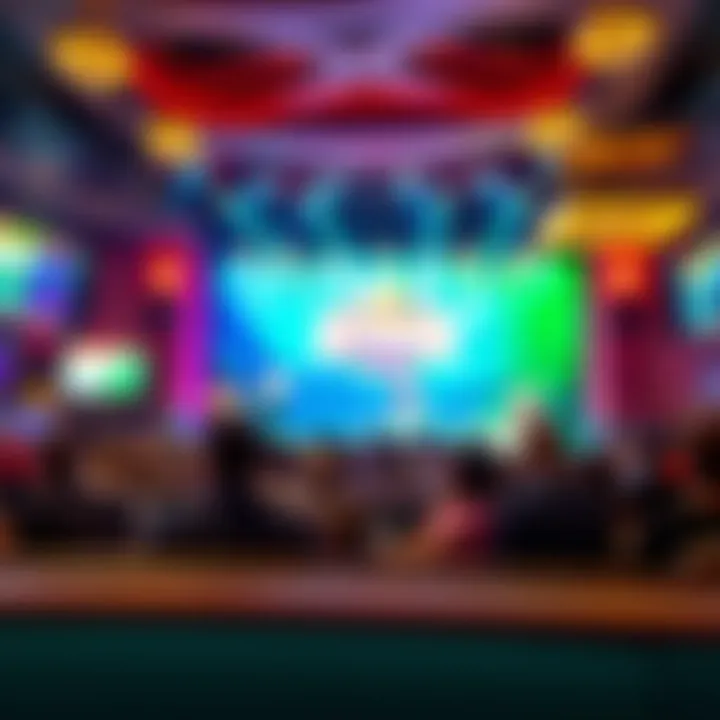 The vibrant atmosphere of Turning Stone Casino during the concert