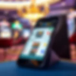 Overview of TwinSpires mobile app interface