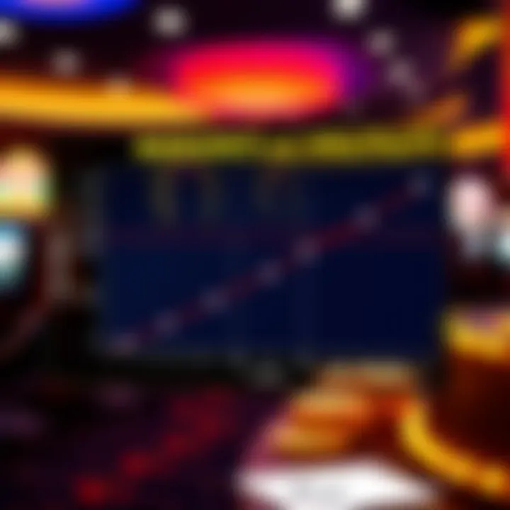 Chart depicting variance and volatility in gaming