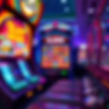 A digital representation of a vibrant online slot machine interface.