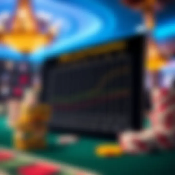 Odds and Probabilities in Blackjack Graph depicting the odds and probabilities in Blackjack